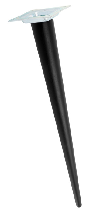 Bordsben Ø45–25 mm x 70 cm Bok Konisk Svart Home>it